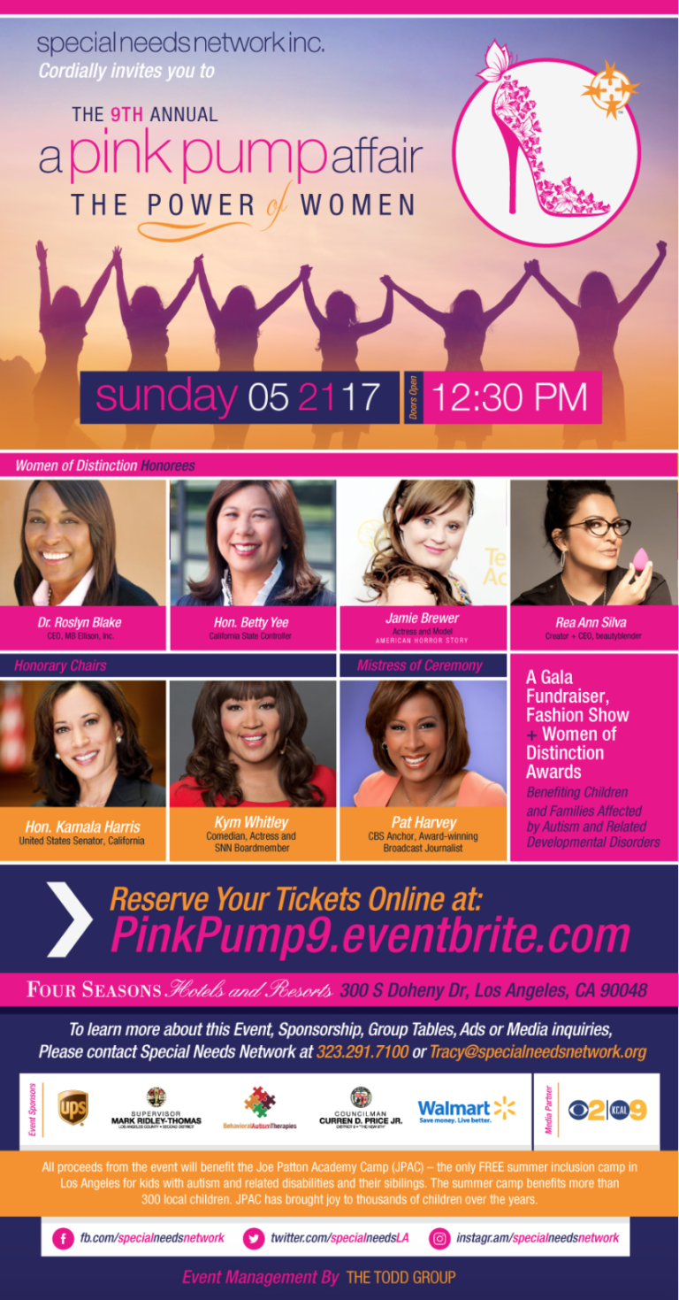 Go pink with Special Needs Network’s 9th Annual Pink Pump Affair