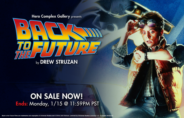 Drew Struzan’s Back to the Future Hero Complex Galaxy Screen Prints