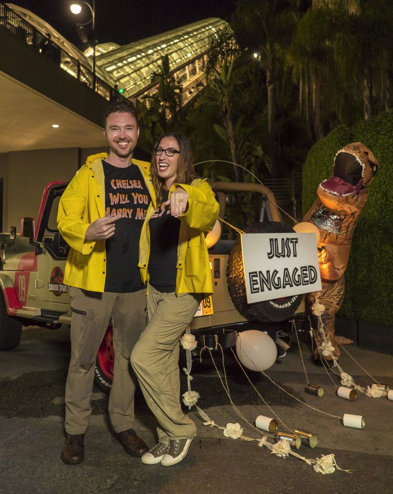 Love on Universal Studios Hollywood’s Jurassic Park Ride