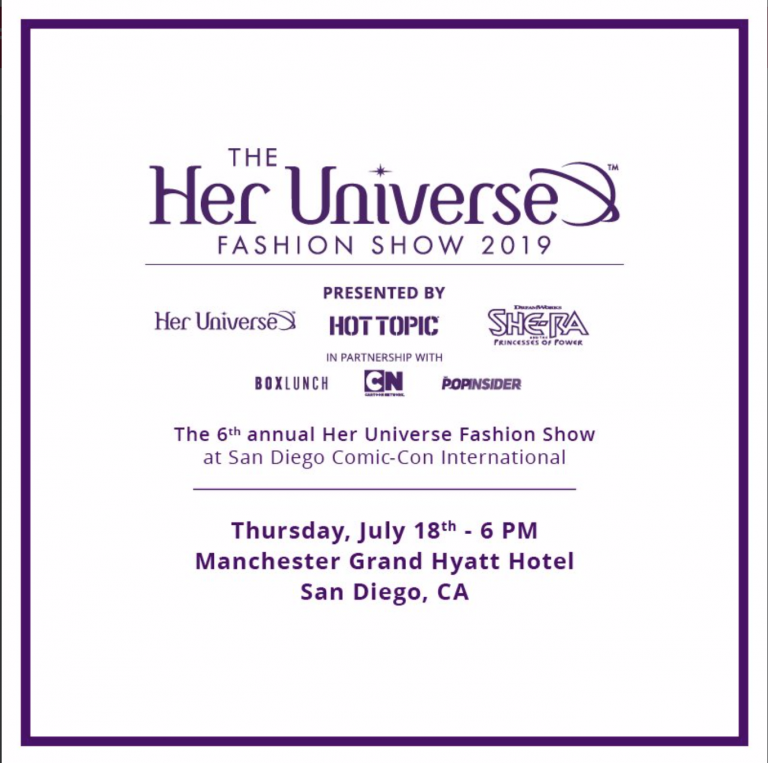 Her Universe Fashion Show is BACK SDCC 2019