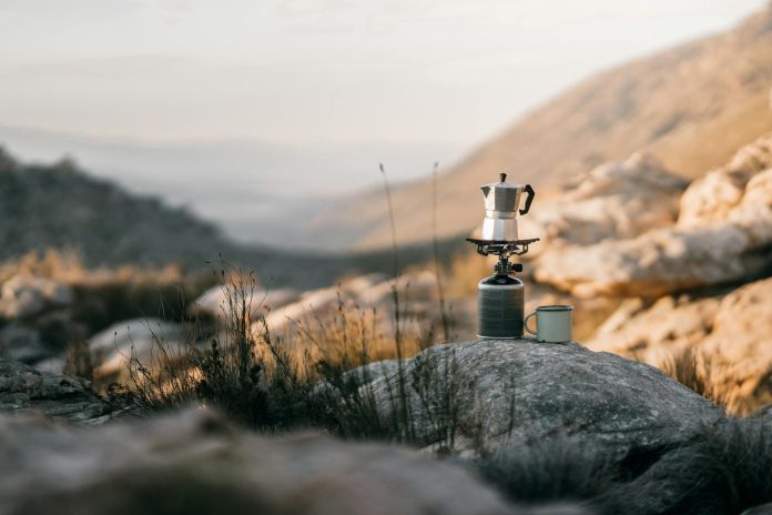 image-9 Brewing Coffee on Top of a Rock