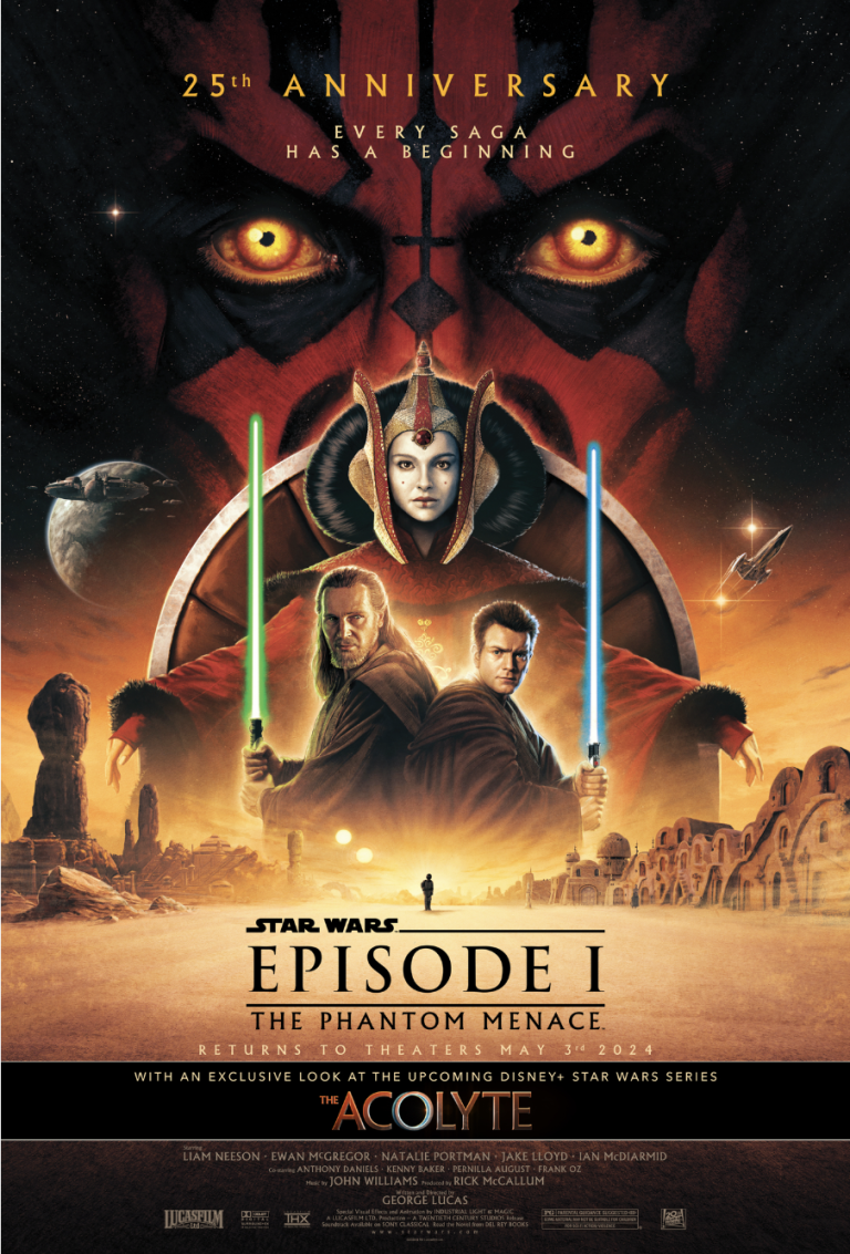 Celebrate the 25th Anniversary of ‘Star Wars: the Phantom Menace’ theatrical re-release 