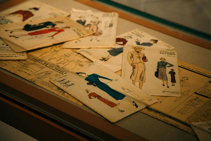 image-136 Images of old style dresses on table