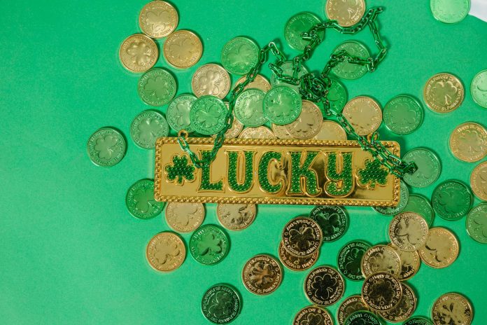 image-42 Golden lucky charm on coins